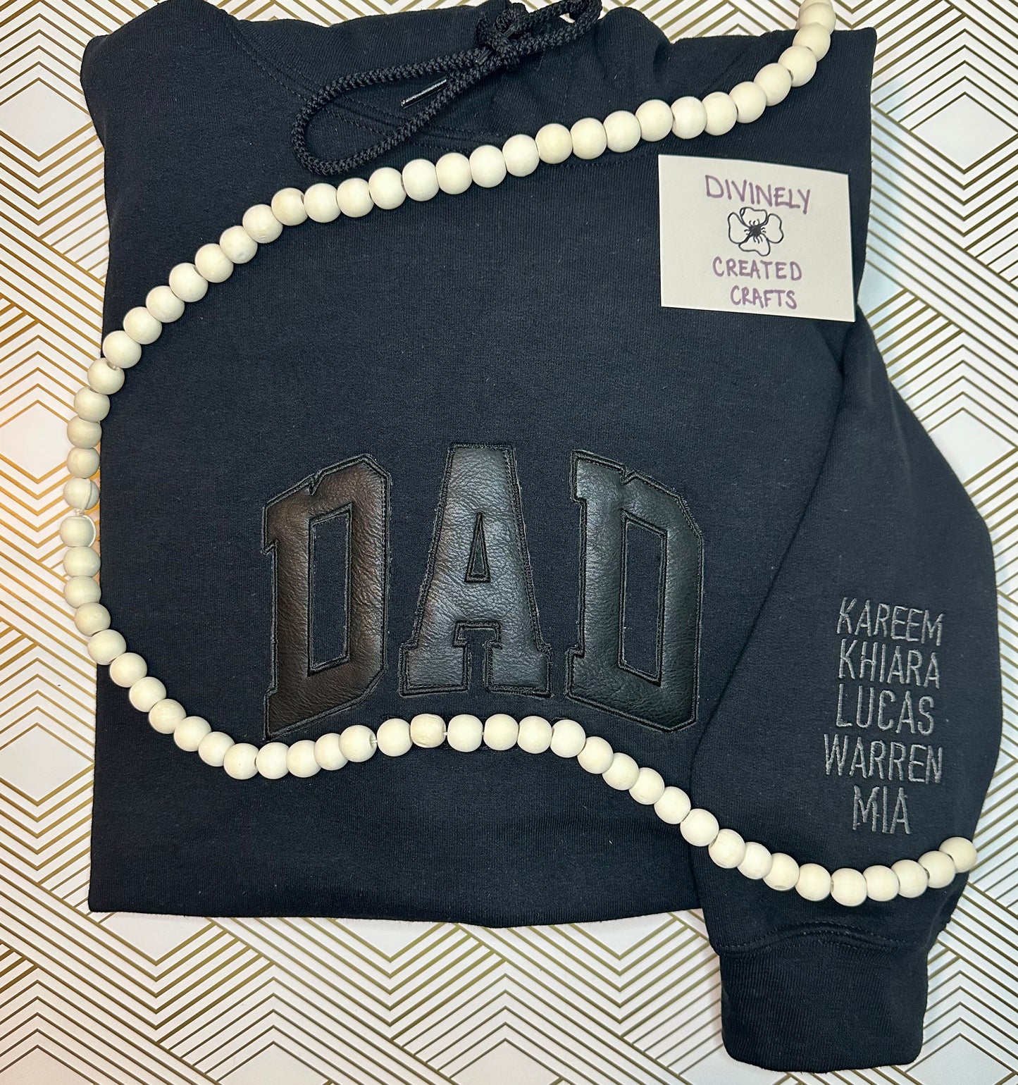 Dad Leather Hoodie