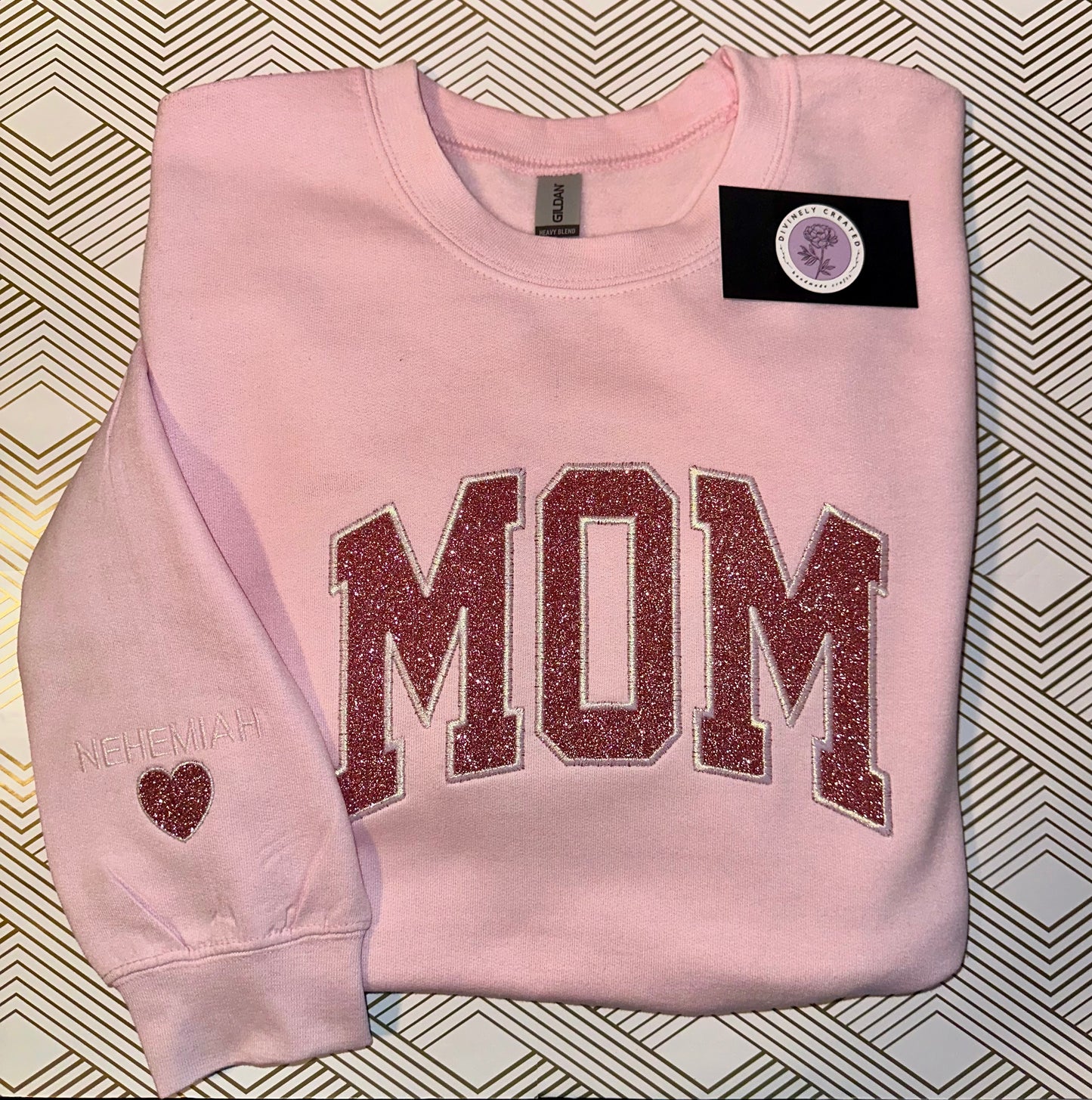 Mom Glittered Sweatshirt