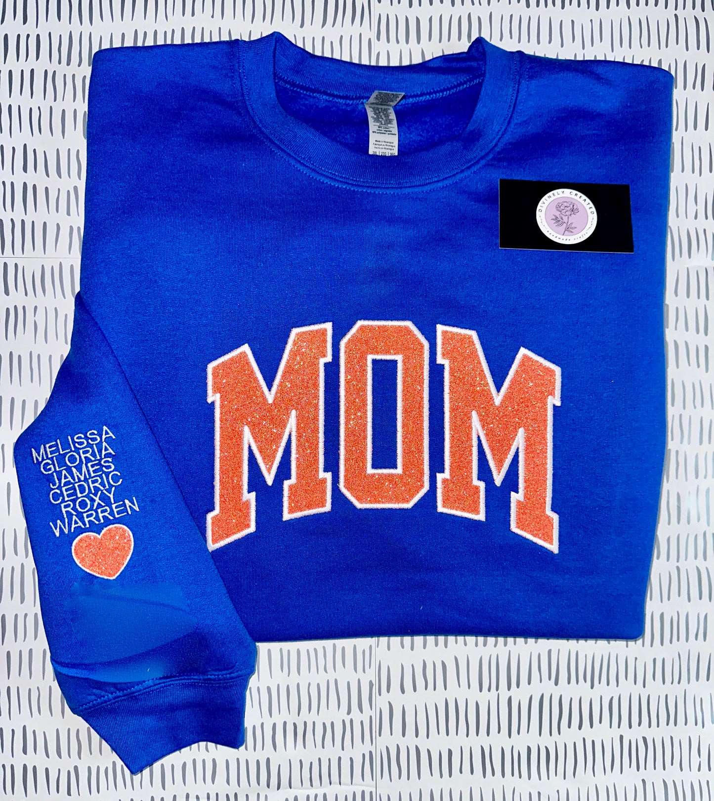 Mom Glittered Sweatshirt